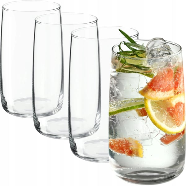 Drikkeglas / Vandglas - 4-pak - 480 ml - FCM-certificeret - Brun