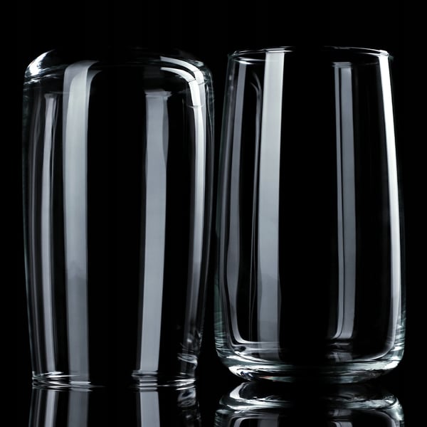 Drikkeglas / Vandglas - 4-pak - 480 ml - FCM-certificeret - Brun