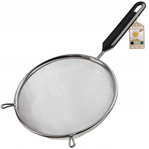 Melsigte - Køkkensigte - Rustfrit stål - Diameter 16 cm - FCM-certificeret - Til bagning