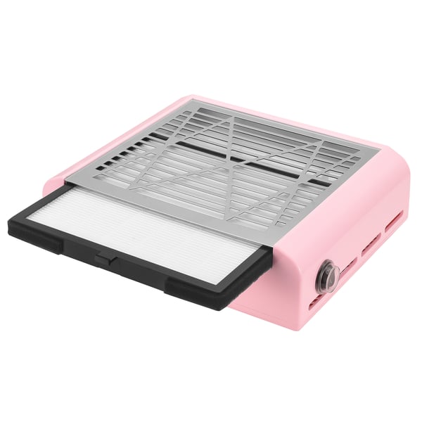 Neglestøvsuger - Udsugningsblæser - 40 W - 4500 rpm - Med filter - Til akryl & polygel - Pink