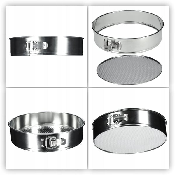 Bageform - Rund kageform - 28 cm - Metal - CE/EU-godkendt