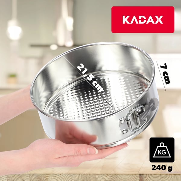 Bageform - Rund kageform - Metal - Ø 22 cm