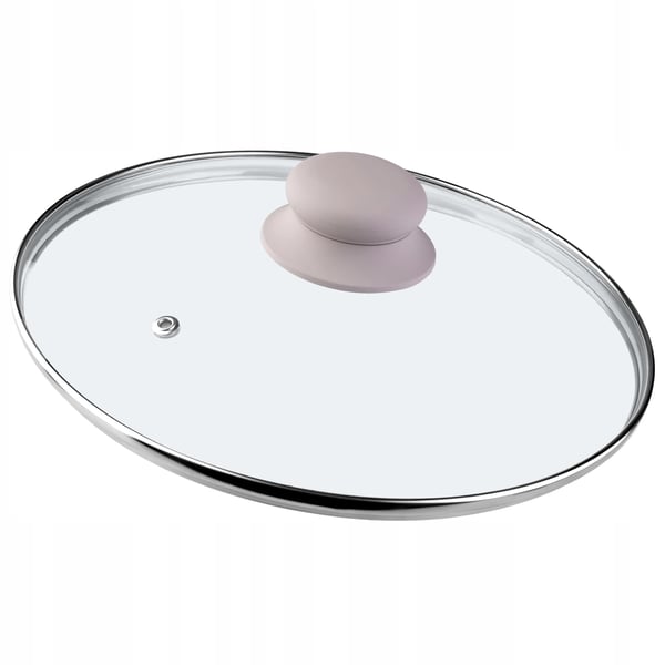 Glaslåg til gryde/kasserolle - Låg - Varmebestandigt Glas - 22 cm - Universel Pasform - CE/EU
