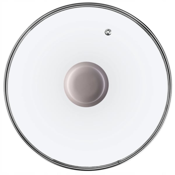 Glaslåg til gryde/kasserolle - Låg - Varmebestandigt Glas - 22 cm - Universel Pasform - CE/EU