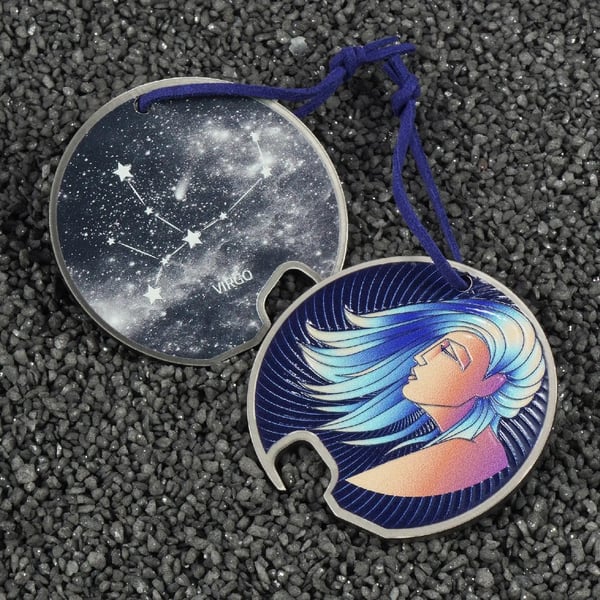 Stjernetegn Flaskeåbner - Kapselåbner - Rustfrit Stål - Zodiac Design