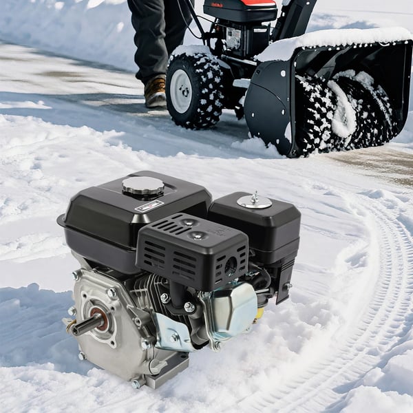 Benzinmotor til go-kart - OHV 4-takt 212 cc - 7,5 hk (4,0 kW) - Enkeltcylindret - Luftkølet - Snoretrækstart - 3600 o/min - Sort