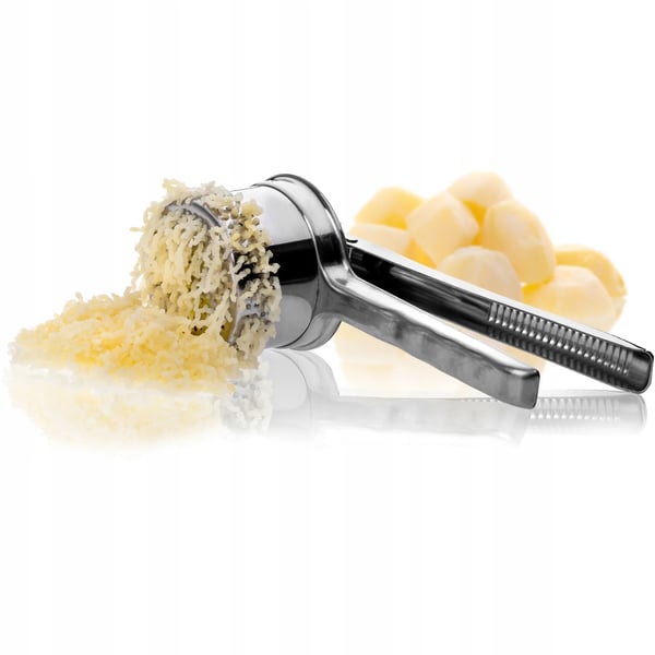 Kartoffelpresser - Grøntsagspresser/Ricer - Rustfrit Stål - Manuel - CE-godkendt - Sølv
