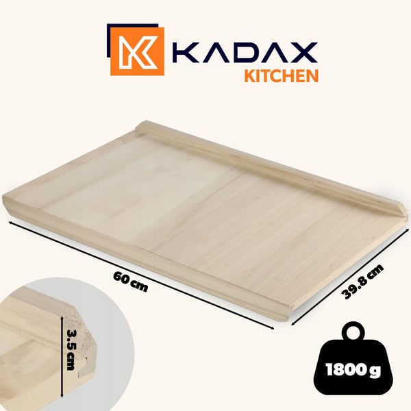 Træskammel - Taburet - 60 x 40 cm - Dobbeltsidet - Stabil konstruktion - CE/EU-certificeret - Polsk oprindelse