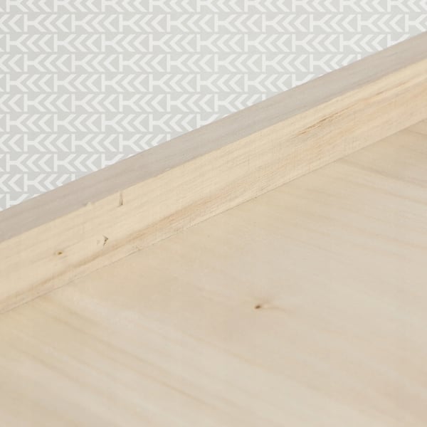 Træskammel - Taburet - 60 x 40 cm - Dobbeltsidet - Stabil konstruktion - CE/EU-certificeret - Polsk oprindelse