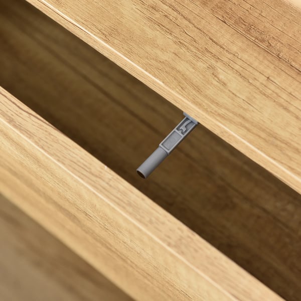 Skænk Sideboard - Skab med Skuffer - LED-belysning - Justerbar Hylde - MDF - 140 x 30 x 77,5 cm - Hvid/Brun
