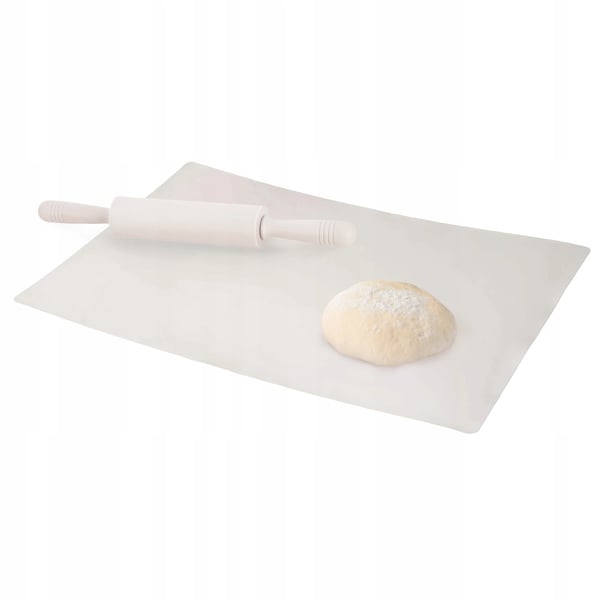 Silikonbakmatta - Set med matta och kavel - Stor - Non-stick - Värmetålig - CE/EU