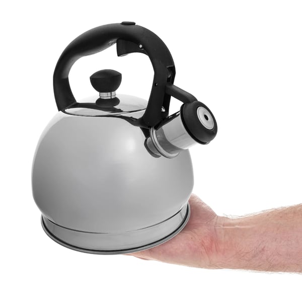 Vandkedel - Fløjtetekedel - Rustfrit stål - 1,8 l - Sølv