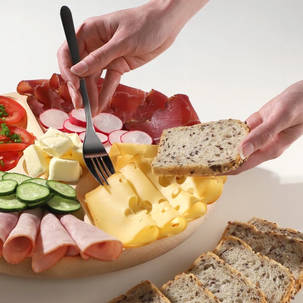 Serveringsfad - Snackfad - Rund - 4 rum - CE/EU - Fremstillet i Polen