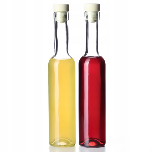 Tinktursflaskor - 2-pack - 250 ml - Med korkpropp - Hals Ø17 mm