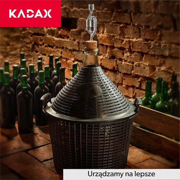 Vinballon - Damejeanne - 34 L - Med Kurv - Skruelåg - Til Vin