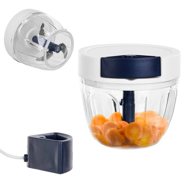 Løghakker - Manuel grøntsagshakker - 650 ml - Håndholdt - Kompakt - Universal