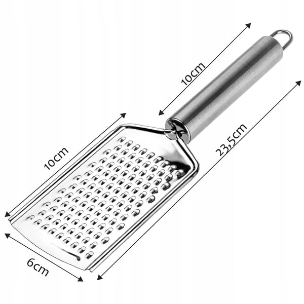 Køkkenrivejern/Zester - Håndholdt - Rustfrit Stål - 23,5 cm - Lille & Kompakt