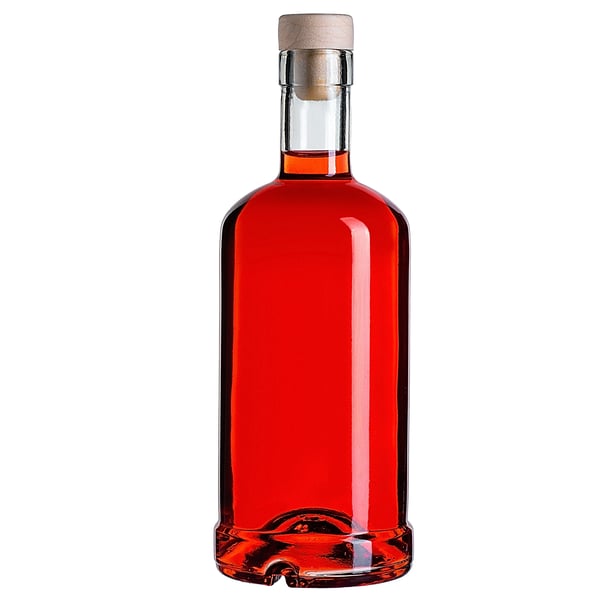 Glasflaske - 500 ml - Med syntetisk prop - 50-pak