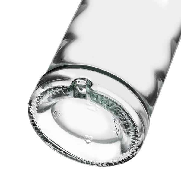 Glasflaskor - 250 ml med syntetisk kork - 10-pack - Påfyllningsbara - Klarglas