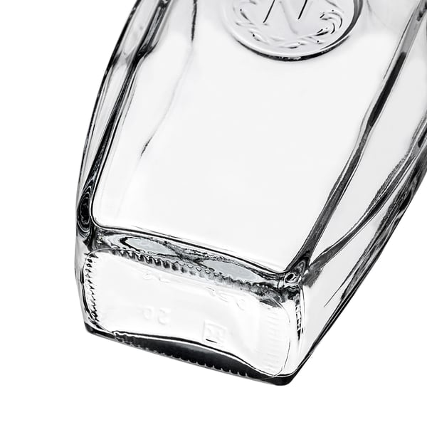 Glasflaske - Tinkturflaske - 500 ml - Syntetisk prop - 5-pak