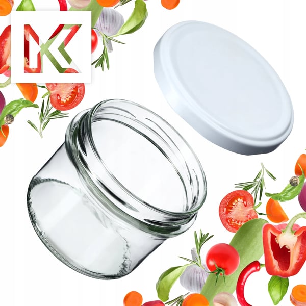 Glaskrukker - 10-pak - 235 ml - Ø82 mm åbning - Fødevaresikker (FCM) - Til pâté, syltetøj & konserver - Transparent