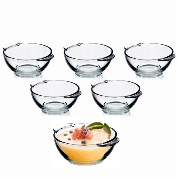 Soppskålar - Set - 400 ml - 6-pack - Silver