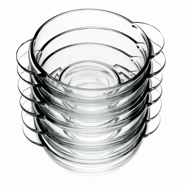 Soppskålar - Set - 400 ml - 6-pack - Silver