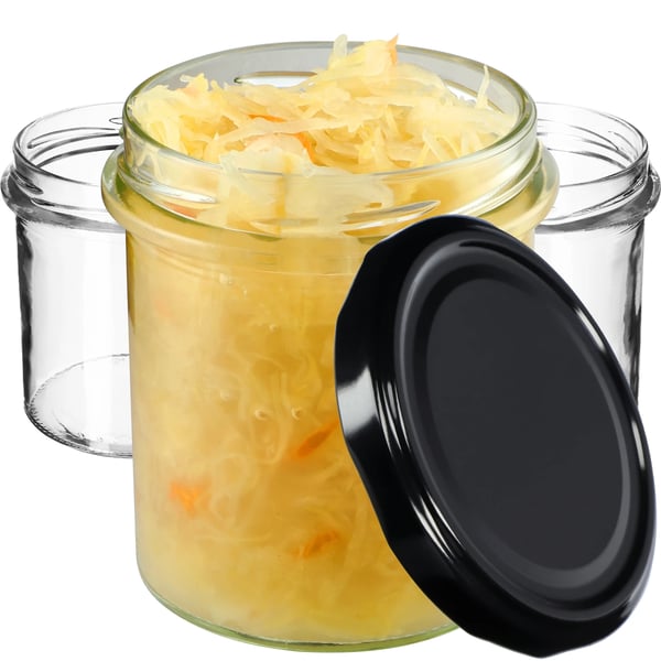 Glasburkar - Sylt- och honungsburkar 10-pack - 350 ml - Skruvlock Ø82 mm - FCM-certifierade - Glas Glasburkar - Sylt- och honungsburkar 10-pack - 350 ml - Skruvlock Ø82 mm - FCM-certifierade - Glas