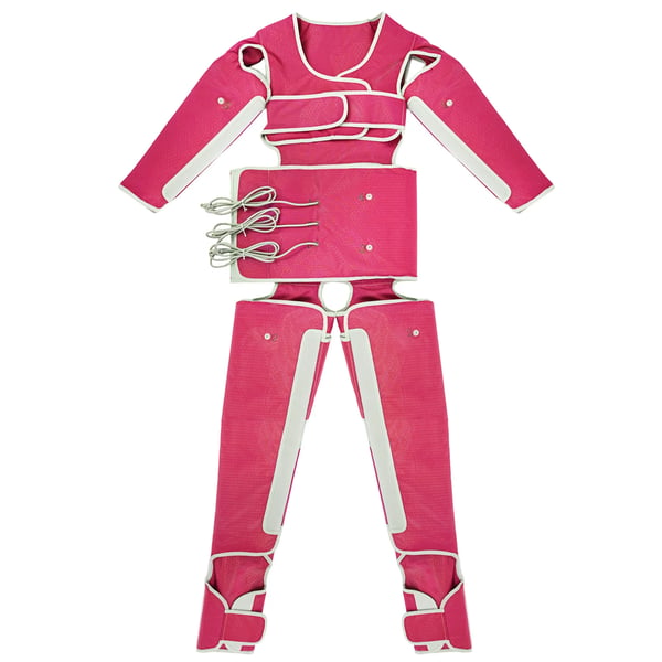 Helkrops Pressoterapi Dragt - Massageapparat - Lufttryksmassage & Infrarød Varme - 1–7 Niveauer - LED-display - <50 dB - 400 W 220 V - Pink