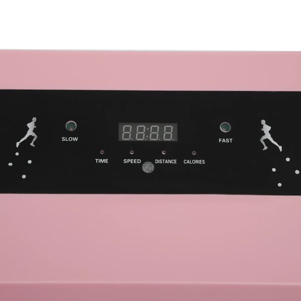 Kävelymatto - Sähköinen pöydän alle - LED-näyttö - Hiljainen kuparimoottori 3,0 hv - Taittuva - Alusta 80–120×30–50 cm - Vaaleanpunainen