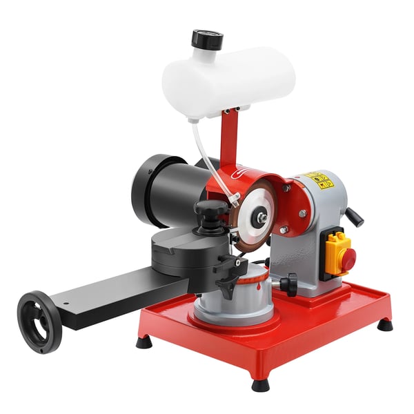 Sågbladsslipmaskin - Cirkelsågbladsslip - 370 W - 2850 RPM - Justerbar Vinkel - För Träbearbetning - Röd