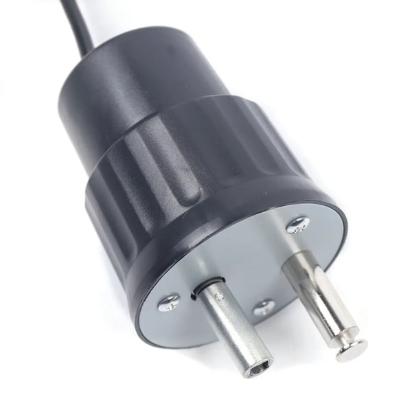 Grillmotor 220 V - Rotisserimotor - Elektrisk spidmotor - Til grill/BBQ - Udendørs brug - Sort