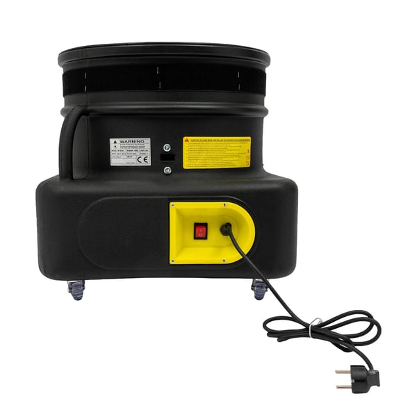 Air Dancer/Sky Dancer Puhallin - Täytettävä Puhallin - 750 W - 2800 RPM - 230 V EU-pistoke - 5–6 m - 50×50×45 cm - Musta