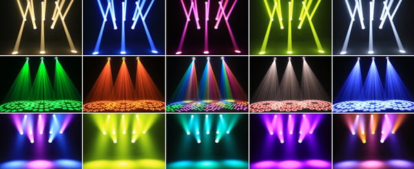LED Moving Head 200 W - DMX lavavalo - 16/22 kanavaa DMX512/RDM - 90–240 V - 1×200 W LED + 31×0,2 W RGB - EU-pistoke