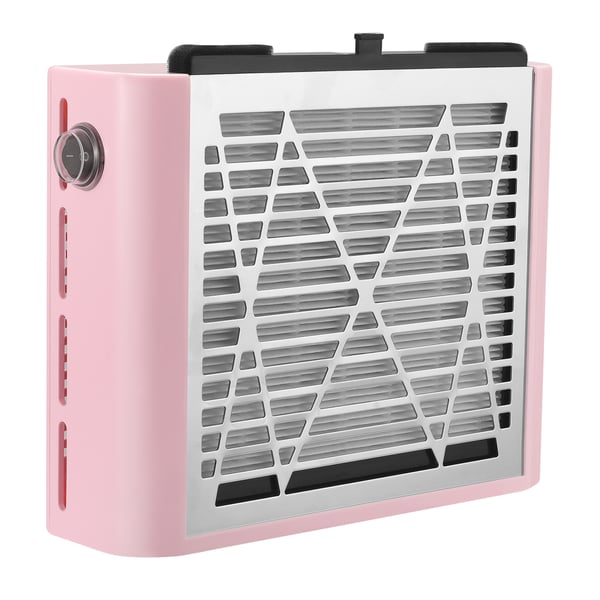 Neglestøvsuger, udsugningsblæser med filter, 40 W 4500 RPM, til manicure, pink