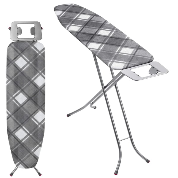 Strygebræt - Sammenklappeligt - 114 x 34 cm - Med strygejernsholder - Let - Stabilt
