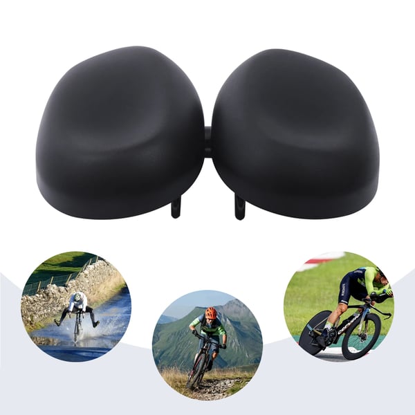 Cykelsadelovertræk - Ergonomisk Sadelpude - Støddæmpning - Ekstra Bred - Til Racercykel - Unisex - Sort