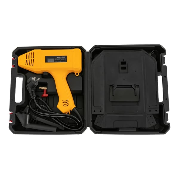 Handhållen svetsmaskin - 3000 W - 220 V - 20–200 A justerbar - LED-display - Svetsar 0,2–1,4 cm - EU-kontakt - Med verktygslåda - Gul Handhållen svetsmaskin - 3000 W - 220 V - 20–200 A justerbar - LED-display - Svetsar 0,2–1,4 cm - EU-kontakt - Med verktygslåda - Gul