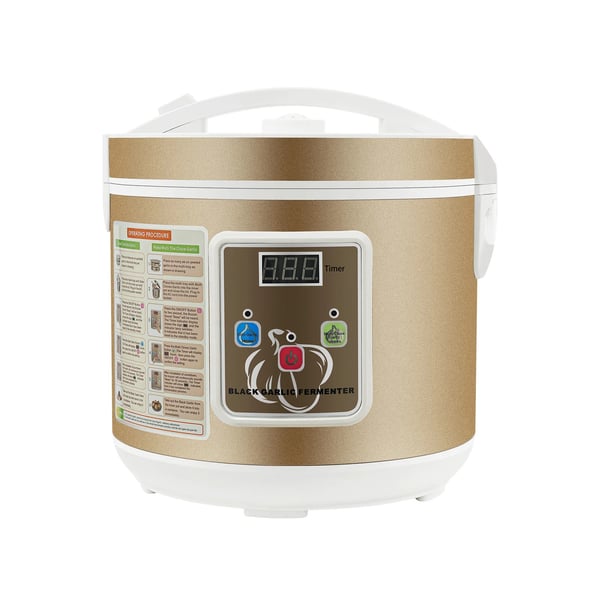 Sort hvidløgsfermenter - Fermenteringsmaskine 5 l - Fuldautomatisk - Intelligent styring - Natto & yoghurt - EU-stik Sort hvidløgsfermenter - Fermenteringsmaskine 5 l - Fuldautomatisk - Intelligent styring - Natto & yoghurt - EU-stik