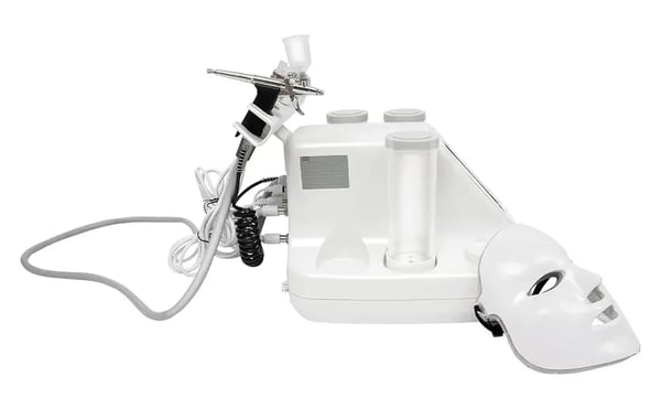 Hydrafacial 7-in-1 - Aquafacial kasvohoitolaite - Vety-happi vesikuorinta - LED-maski - Ihon nuorennus - Valkoinen