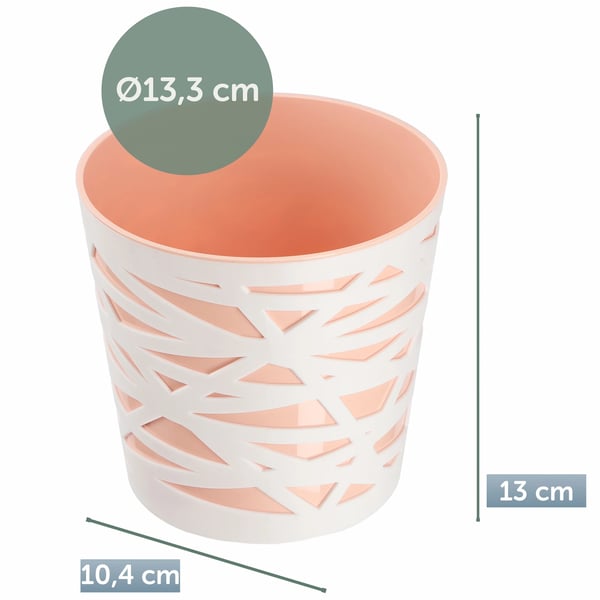 Yderpotte - Plast Urtepotte - Lille - Til Blomster Og Planter - Klar