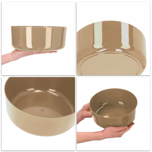 Blomsterkrukke - Overpotte - 23 cm - Lille - Mørk Khaki