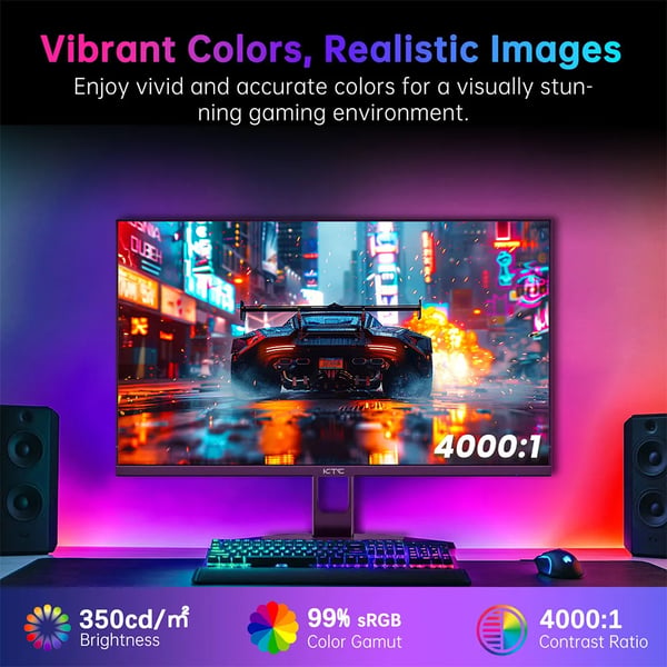 Gaming-skærm - H27E22P - Skærmstørrelse 68,6 cm - Opløsning 2560×1440 QHD 2K - Opdatering 100 Hz - Responstid 1 ms - HDR10 - Hvid