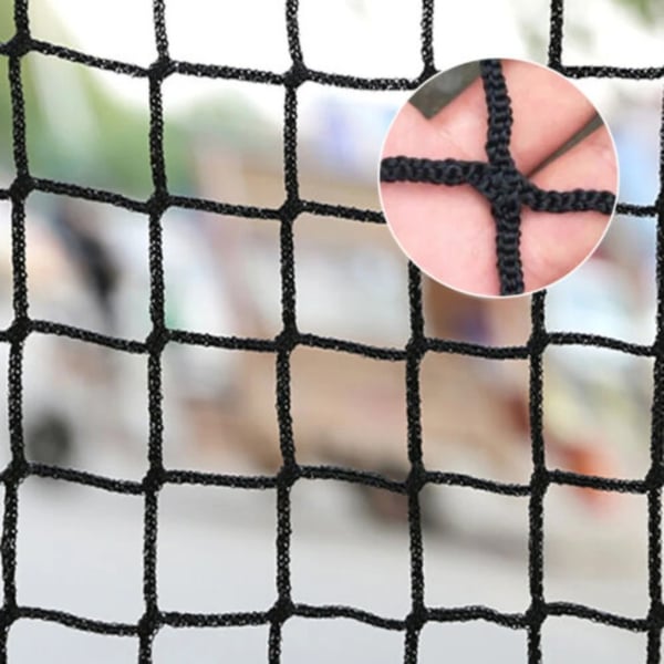 Golfnet - Træningsnet & Boldfang - 3 x 3 m - Sikkerhedsnet - Udendørs - Sort