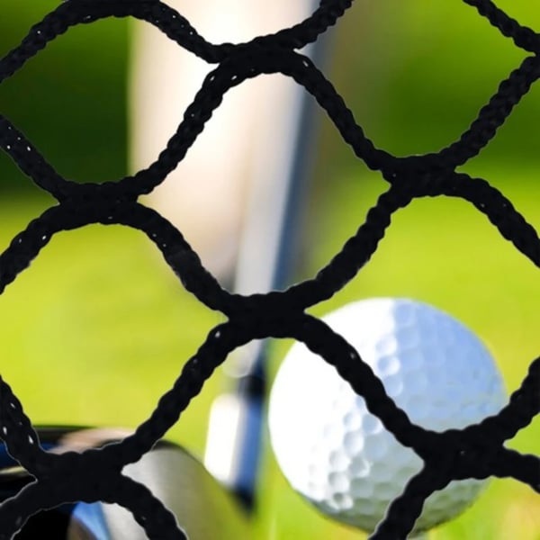 Golfnet - Træningsnet & Boldfang - 3 x 3 m - Sikkerhedsnet - Udendørs - Sort