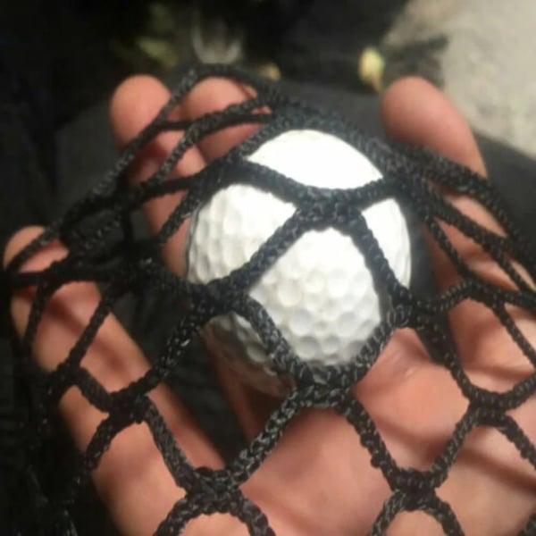 Golfnet - Træningsnet & Boldfang - 3 x 3 m - Sikkerhedsnet - Udendørs - Sort