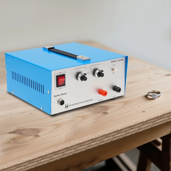 Korujen hitsauslaite - 80A pulssipistehitsauslaite - Käsikäyttöinen, jalkapoljin, EU-pistoke, 600 W, 0,5–1,5 mm - Sininen