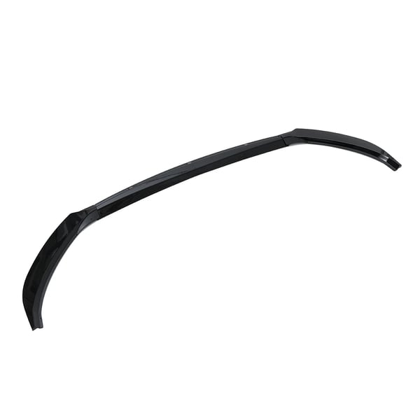 Seat Ibiza MK5 2017–2024+ - Frontlæbe/splitter diffuser sæt - Standard/FR pasform - Nedre canards - ABS - Sort