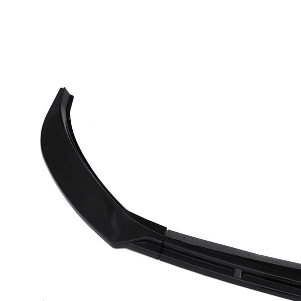 Seat Ibiza MK5 2017–2024+ - Frontlæbe/splitter diffuser sæt - Standard/FR pasform - Nedre canards - ABS - Sort