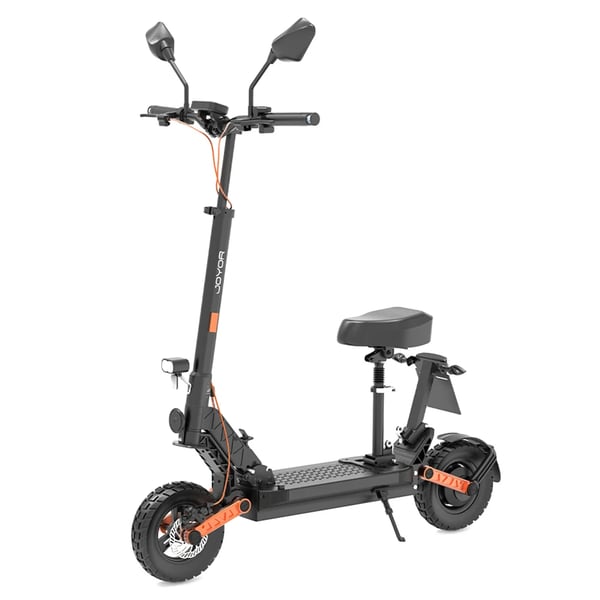 Sähköpotkulauta - S8E - 800 W Moottori - 48V 26Ah Akku - 80 km Kantama - 45 km/h - 25,4 cm Maastorenkaat - Levyjarrut edessä/takana - Keltainen